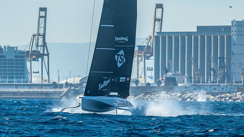 American Magic - AC40 - Day 79 - Barcelona - October 18, 2023 photo copyright Job Vermeulen / America's Cup taken at Real Club Nautico de Barcelona and featuring the AC40 class