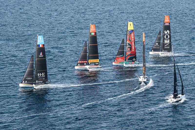  - Official Practice Racing - Jeddah, Saudi Arabia - November 29, 2023 photo copyright Ricardo Pinto / America's Cup taken at Jeddah Yacht Club and featuring the AC40 class