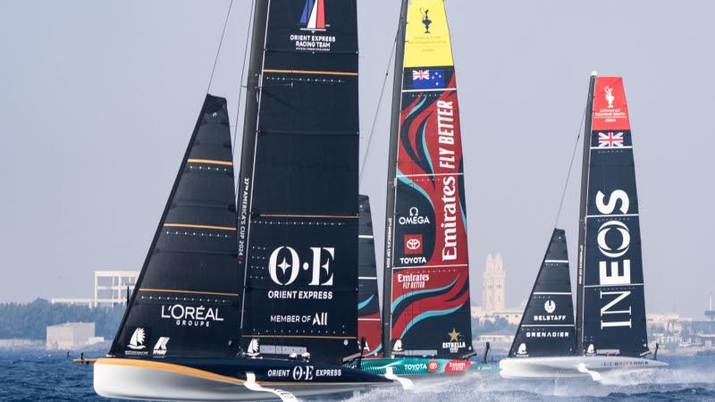 Day 2 - Preliminary Regatta - Jeddah, Saudi Arabia - December 1, 2023 photo copyright Ian Roman / America's Cup taken at Jeddah Yacht Club and featuring the AC40 class