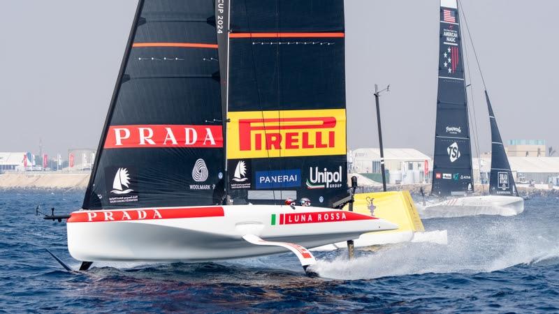 Day 2 - Preliminary Regatta - Jeddah, Saudi Arabia - December 1, 2023 photo copyright Ian Roman / America's Cup taken at Jeddah Yacht Club and featuring the AC40 class