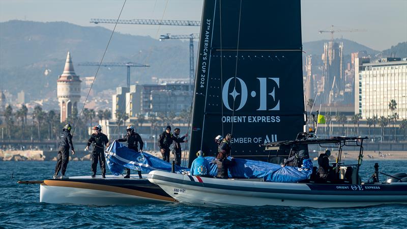 Orient Express Racing Team - AC40 - Day 22 - January 25, 2024 - Barcelona