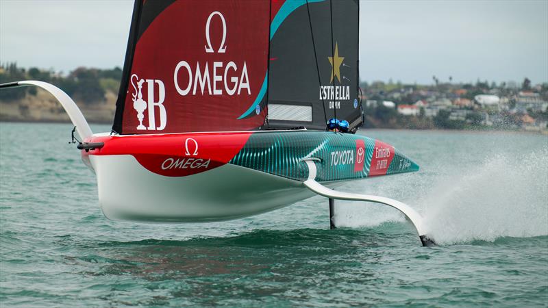 Emirates Team New Zealand - AC40- LEQ12 - Day 84 - June 7, 2024 - Auckland photo copyright Sam Thom/America's Cup taken at Royal New Zealand Yacht Squadron and featuring the AC40 class