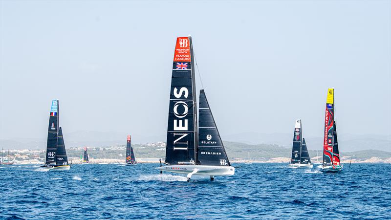 INEOS Britannia AC40 - photo © Ricardo Pinto / America's Cup 