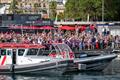 British supporters  - Day 5 of AC75 -  Barcelona - 18 October 2024 © Ricardo Pinto / America's Cup