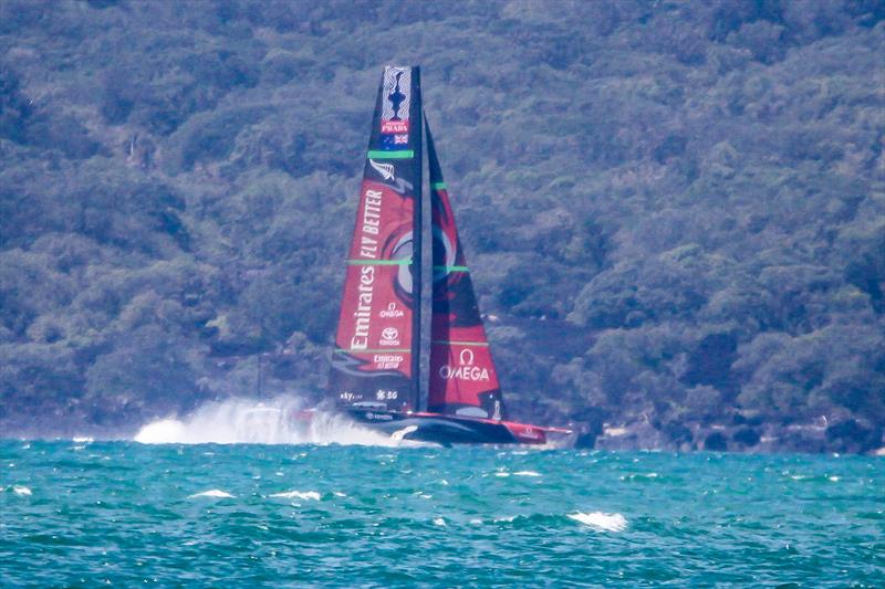 Emirates Team New Zealand's Te Aihe, Waitemata Harbour, November 7, 2019 - photo © Richard Gladwell / Sail-World.com