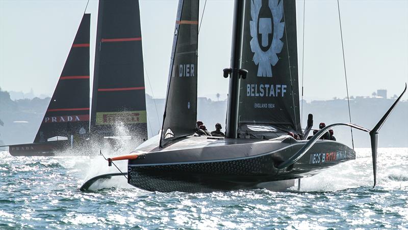 INEOS Team UK - January 12, 2021 - Practice Racing - Waitemata Harbour - Auckland - 36th America's Cup photo copyright Richard Gladwell / Sail-World.com taken at Royal New Zealand Yacht Squadron and featuring the AC75 class