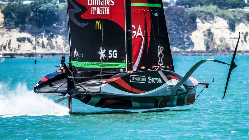 Emirates Team New Zealand's Te Rehutai training