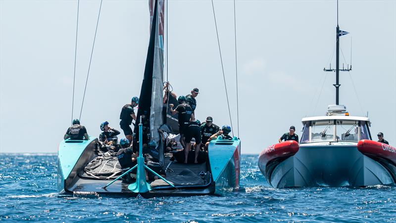 Emirates Team New Zealand - AC75  - Day 21 - July 15, 2023 - Barcelona - photo © AC37 Joint Recon