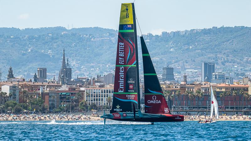 Emirates Team New Zealand - AC75  - Day 21 - July 15, 2023 - Barcelona - photo © AC37 Joint Recon