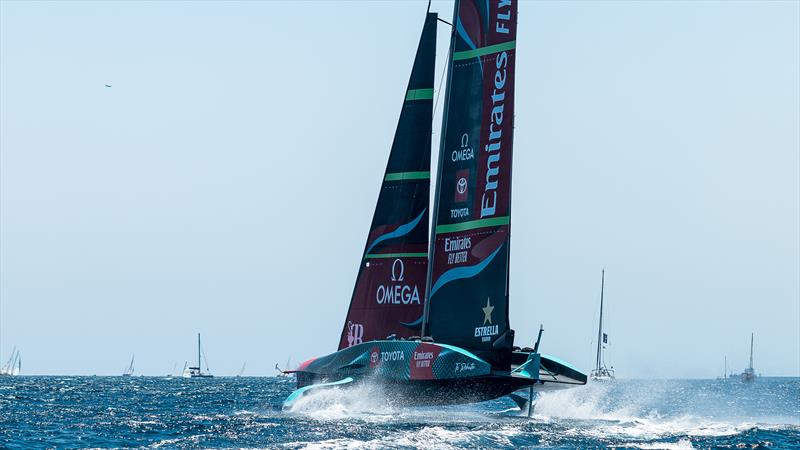 Emirates Team New Zealand - AC75  - Day 21 - July 15, 2023 - Barcelona - photo © AC37 Joint Recon