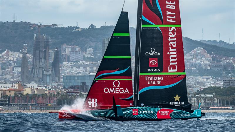 Emirates Team New Zealand - AC75 - Day 30 - August 3, 2023 - Barcelona