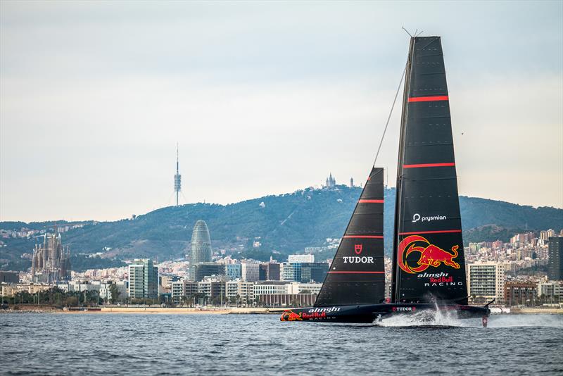 Alinghi Red Bull Racing - AC75 - Day 106 - Barcelona - December 12, 2023 - photo © Alex Carabi / America's Cup