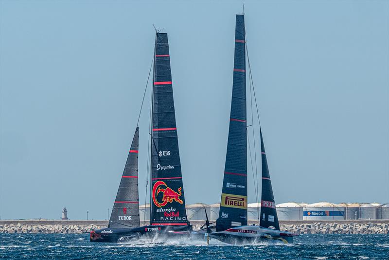 Alinghi Red Bull Racing - AC75 - Day 30 - June 13, 2024 - Barcelona photo copyright Ivo Rovira / America's Cup taken at Société Nautique de Genève and featuring the AC75 class