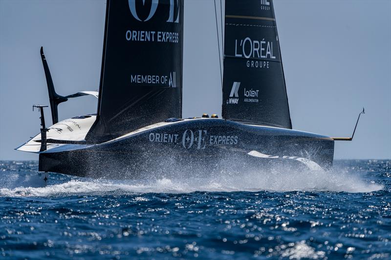 Orient Express - AC75 - July , 2024 - Barcelona - photo © Alexander Champy-McLean / Orient Express Racing Team