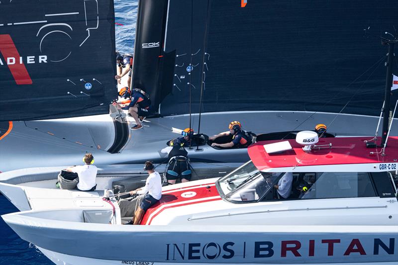 INEOS Britannia - Louis Vuitton Preliminary Regatta - Barcelona - August 2024 - photo © Ian Roman / America's Cup