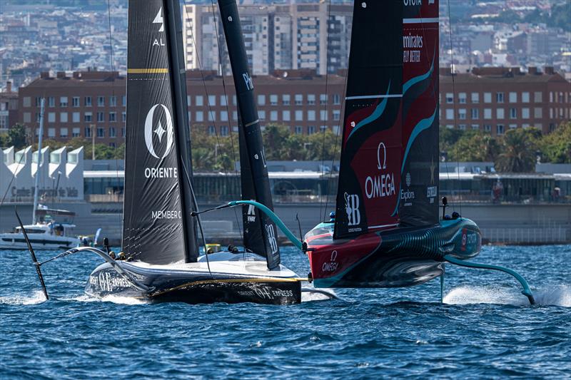 Emirates Team NZ and Orient Express - Race 24, Day 5 - Round Robin 2 - Louis Vuitton Cup - September 5, 2024 - photo © Ricardo Pinto / America's Cup