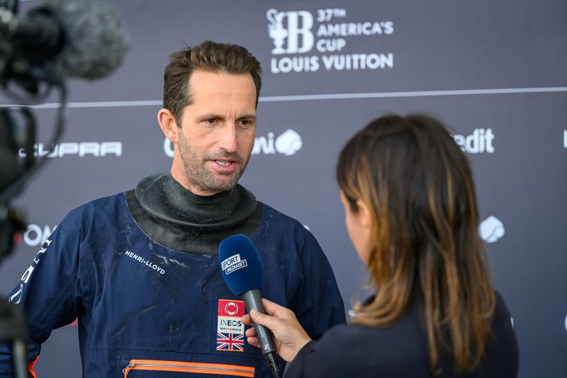 Sir Ben Ainslie on Louis Vuitton Cup Final Race Day 3 - September 29, 2024 - photo © Ricardo Pinto / America's Cup