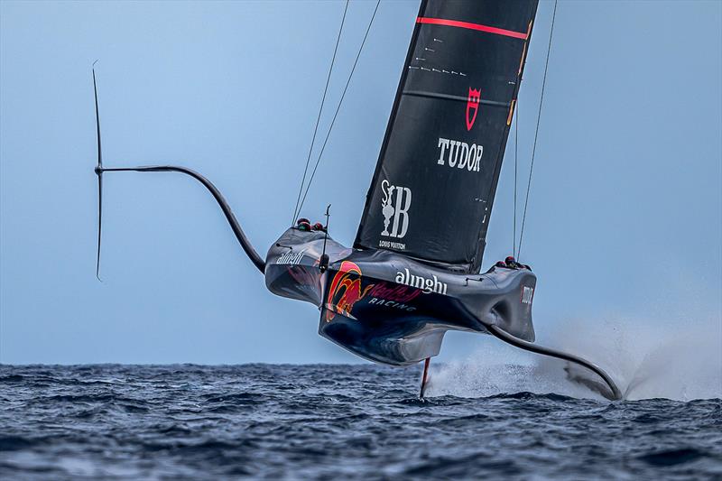 Alinghi Red Bull Racing - Training in Barcelona ahead of the Louis Vuitton Preliminary Regatta -  August 15, 2024 - photo © Ricardo Pinto / America's Cup