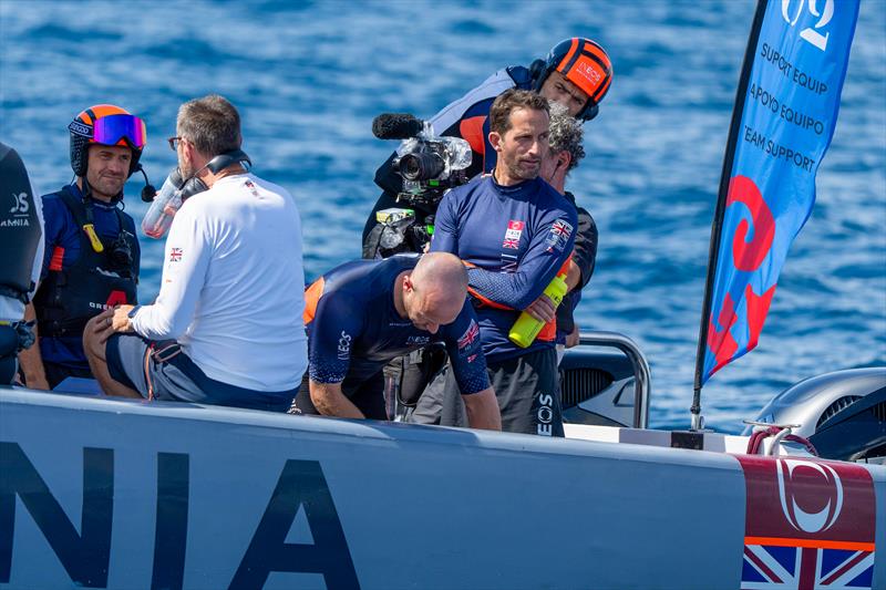 Ben Ainslie - INEOS Britannia - Louis Vuitton Cup Semi-Finals - Sept 16, 2024 - Barcelona photo copyright Ian Roman / America's Cup taken at Royal Yacht Squadron and featuring the AC75 class