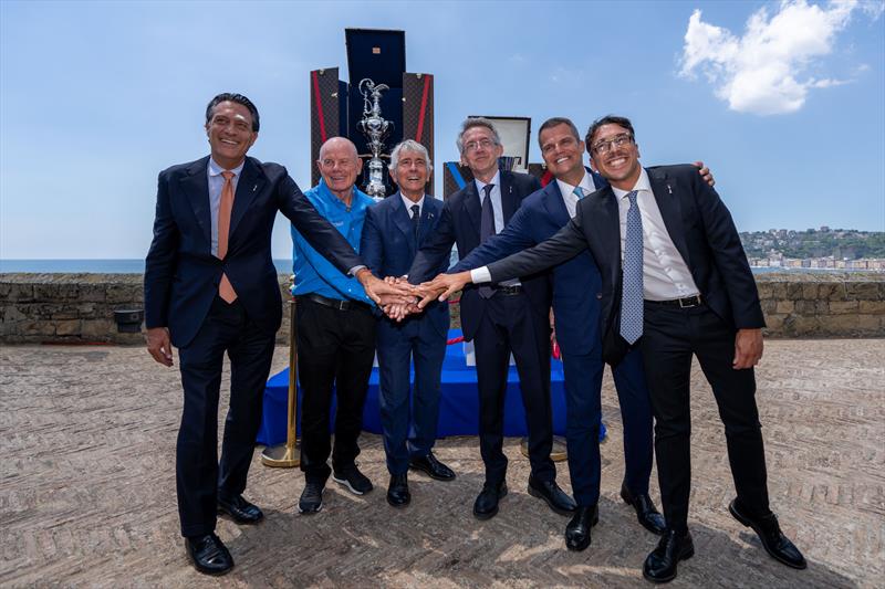 Louis Vuitton 38th America's Cup - Naples Presentation event, Castel dell'Ovo  - May 28, 2025 photo copyright Ian Roman / America's Cup taken at Naples Yacht Club and featuring the ACC class