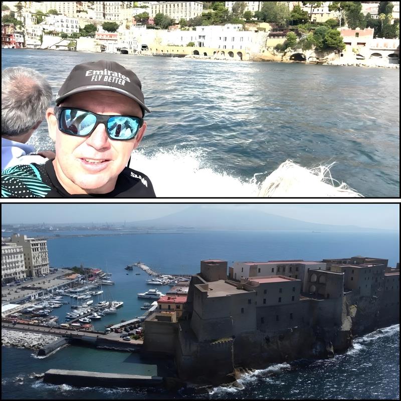 Ray Davies scouting in Naples - September 2025 photo copyright America's Cup Media taken at Naples Yacht Club and featuring the ACC class