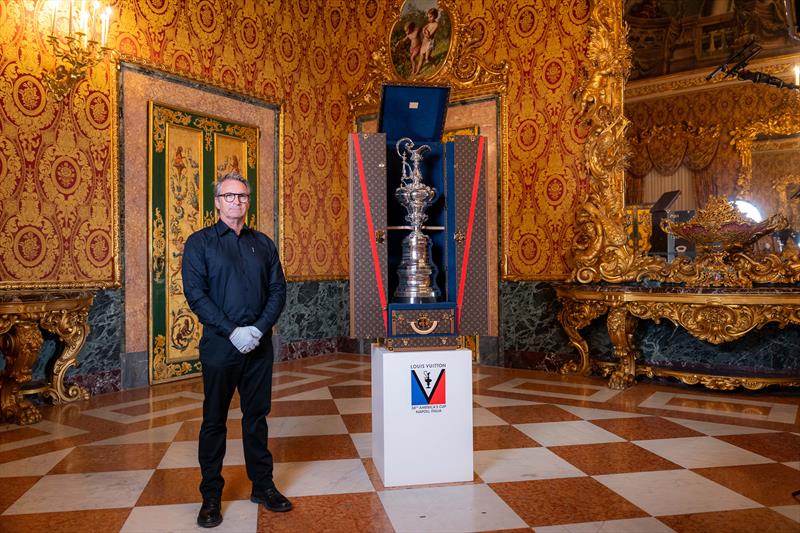 January 27,  Louis Vuitton 38th America's Cup - America's Cup trophy at the Palazzo Reale in Naples. -  January 2026 photo copyright Ian Roman / America's Cup taken at Naples Yacht Club and featuring the ACC class