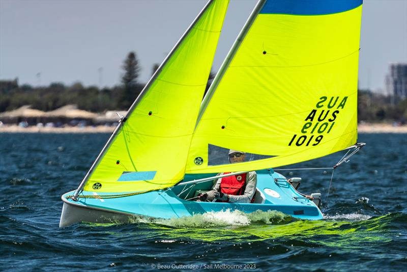 Chris Symonds on day 4 of Sail Melbourne 2023 - photo © Beau Outteridge