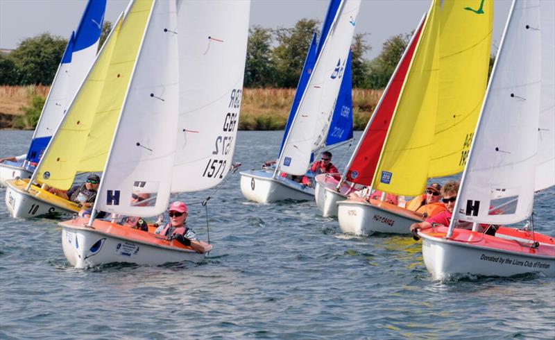 Hansa Class UK Traveller Trophy Series Round 3 at Notts County photo copyright Graham Stamper taken at Notts County Sailing Club and featuring the Hansa class