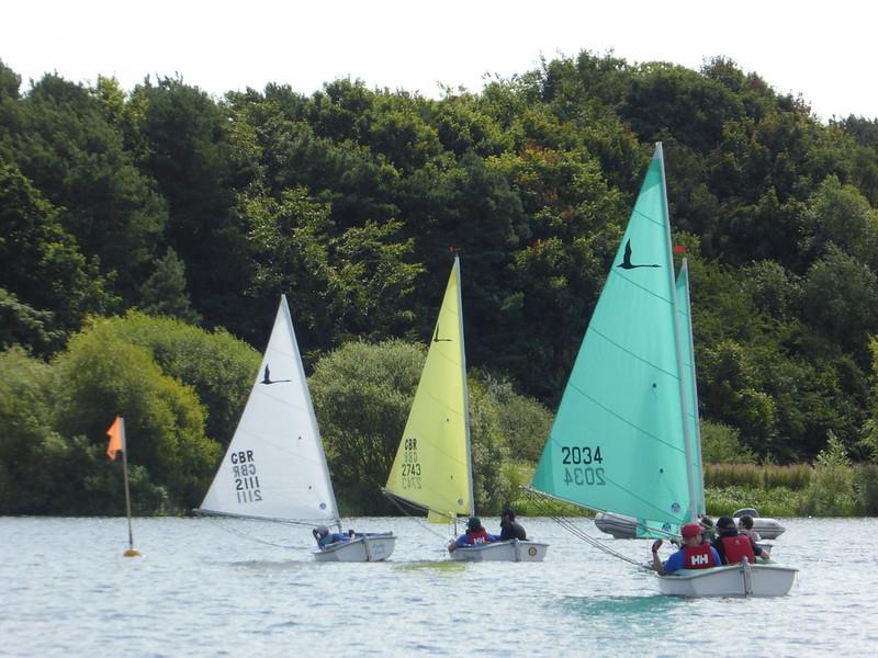 UK Hansa TT at Northampton photo copyright Robert McIntrye taken at Carsington Sailing Club and featuring the Hansa class