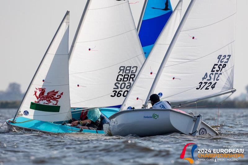 James Woosnam - Hansa European Championships at Sneek, Netherlands photo copyright Eize Hoekstra / www.eize.nl taken at Royal Yacht Club Sneek and featuring the Hansa class