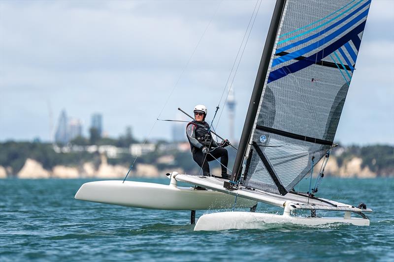 A-class - Combined Int. A-class and Int. Tornado Nationals - Milford Cruising Club - February 2025 - photo © Justin Mitchell www.justinmitchell.co.nz - Instagram: @jl_mitchell_