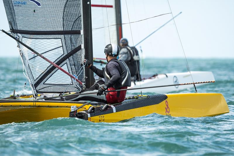 A-class - Combined Int. A-class and Int. Tornado Nationals - Milford Cruising Club - February 2025 - photo © Justin Mitchell www.justinmitchell.co.nz - Instagram: @jl_mitchell_