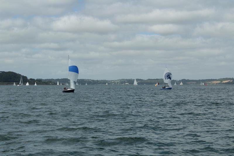 Ajax Class at Falmouth Week 2024 photo copyright Dan Teubert, Jenna, Abi Rickard taken at Royal Cornwall Yacht Club and featuring the Ajax class