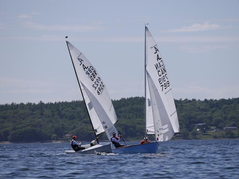 Albacore Internationals at Shelburne, Nova Scotia day 4 photo copyright Pauline Rook taken at Shelburne Harbour Yacht Club and featuring the Albacore class