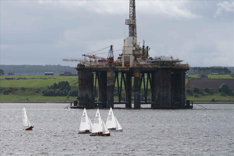 Albacores at Invergordon photo copyright John Burgis taken at Invergordon Boating Club and featuring the Albacore class