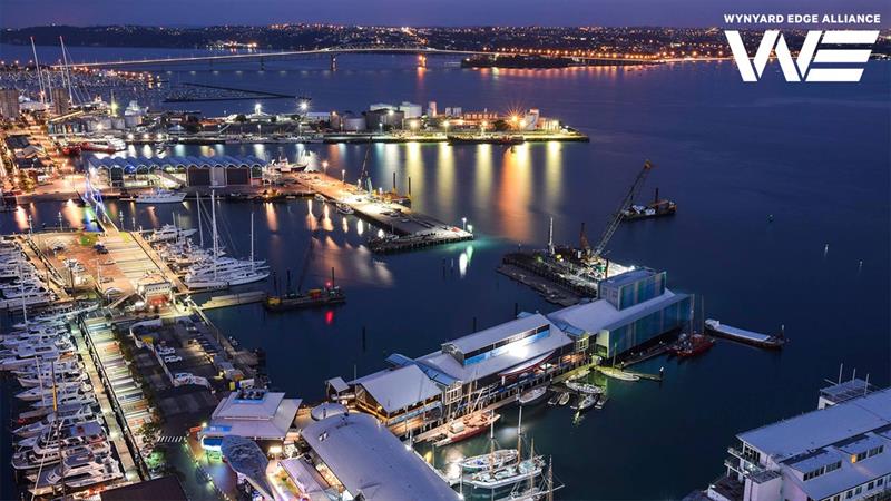 America's Cup base development will cover an area from the National Maritime Museum in the foreground to Wynyard Wharf in the background - Wynyard Edge Alliance - Update March 28, 2019  - photo © Wynyard Edge Alliance