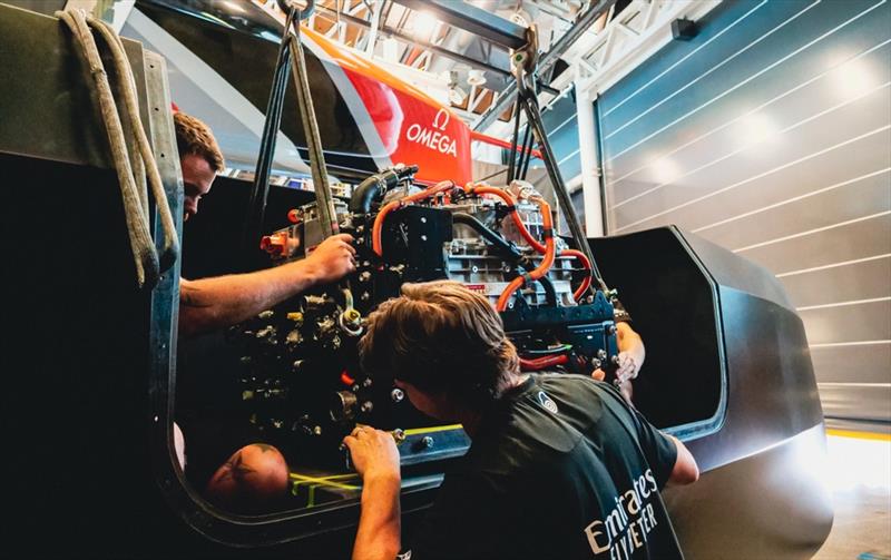 America's Cup hydrogen powered chase boat - photo © Emirates Team New Zealand