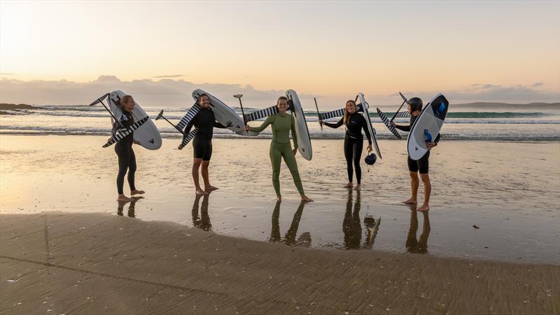 Armstrong Foils: Foiling just after dawn in the far North of NZ - Home Tour II - May 2025 - photo © Frank Berthuot/Armstrong Foils