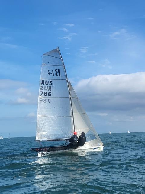 Whitstable Harbour Gin B14 TT at Whitstable  photo copyright Ali Nicholson taken at Whitstable Yacht Club and featuring the B14 class