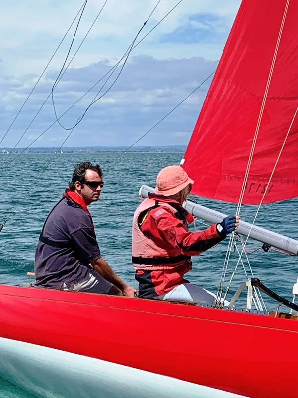 July racing for the Bembridge Redwings photo copyright Jessica Speare-Cole taken at Bembridge Sailing Club and featuring the Bembridge Redwing class