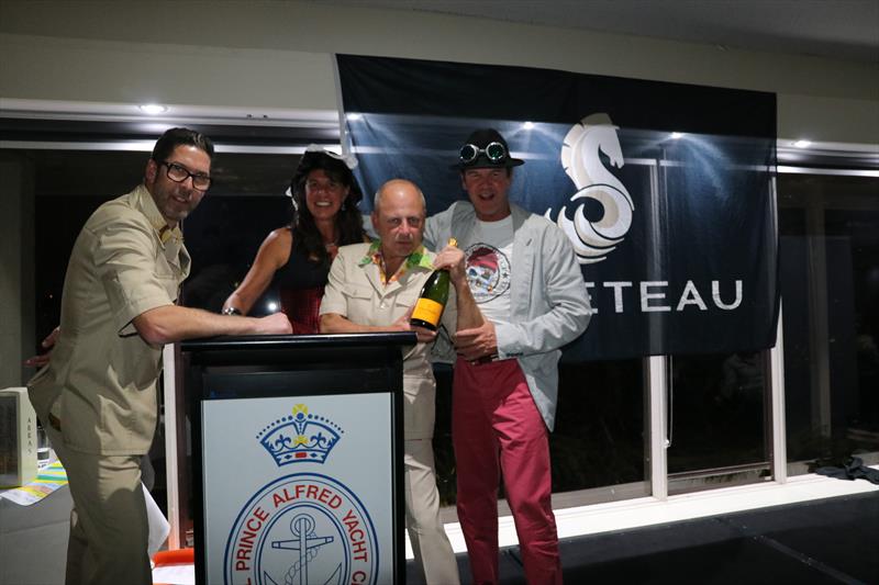 Collecting the award for best dressed at the 2018 Beneteau Pittwater Cup - photo © John Curnow