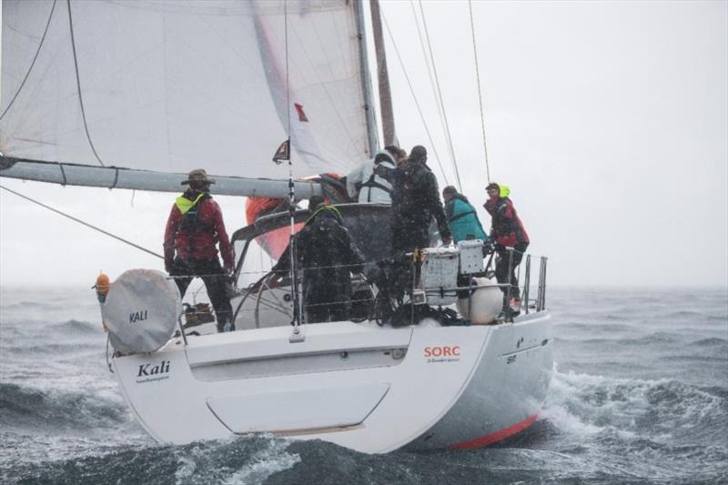 Benedikt Clauberg's First 47.7 - Battling night squalls on Kali - RORC Transatlantic Race photo copyright James Mitchell / RORC taken at Royal Ocean Racing Club and featuring the Beneteau class