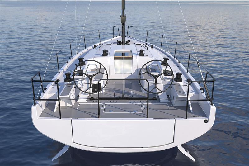 Deck layout for the Performance version Beneteau First 44 - photo © Beneteau