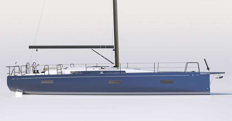 Standard version of the new Beneteau First 44 - photo © Beneteau