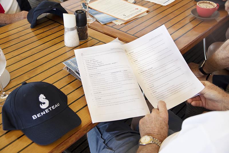 Always worth having another read of the Sailing Instructions. 2022 Beneteau Pittwater Cup - photo © John Curnow