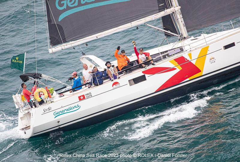 Rolex China Sea Race 2023 photo copyright Rolex / Daniel Forster taken at Royal Hong Kong Yacht Club and featuring the Beneteau class