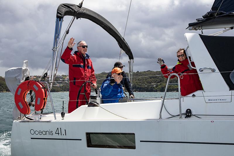Happy times aboard Belle Epoque photo copyright John Curnow taken at Cruising Yacht Club of Australia and featuring the Beneteau class