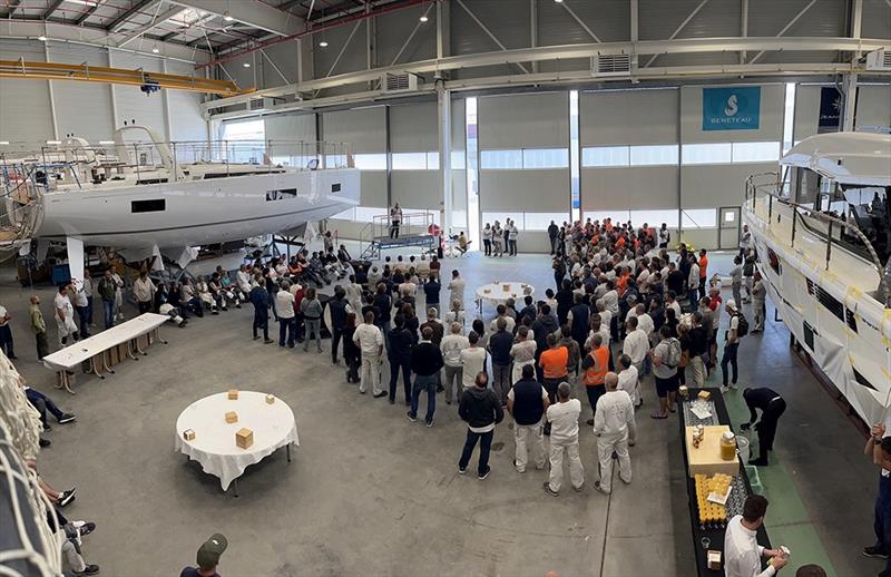 The 400th Oceanis 51.1 and the 200th Swift Trawler 41 left the factory photo copyright Beneteau Asia Pacific taken at  and featuring the Beneteau class