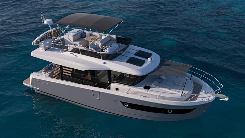 Swift Trawler 43 Flybridge - Rendering - photo © Groupe Beneteau