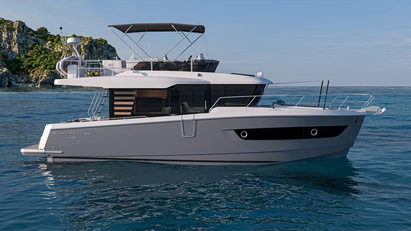 Swift Trawler 43 Flybridge - Rendering - photo © Groupe Beneteau